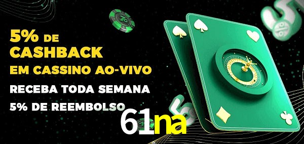 Promoções do cassino ao Vivo 61na